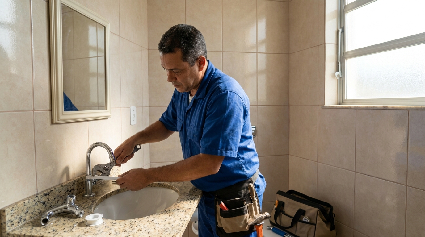 Ajustes em Torneiras no Inamaru, Ananindeua‑PA