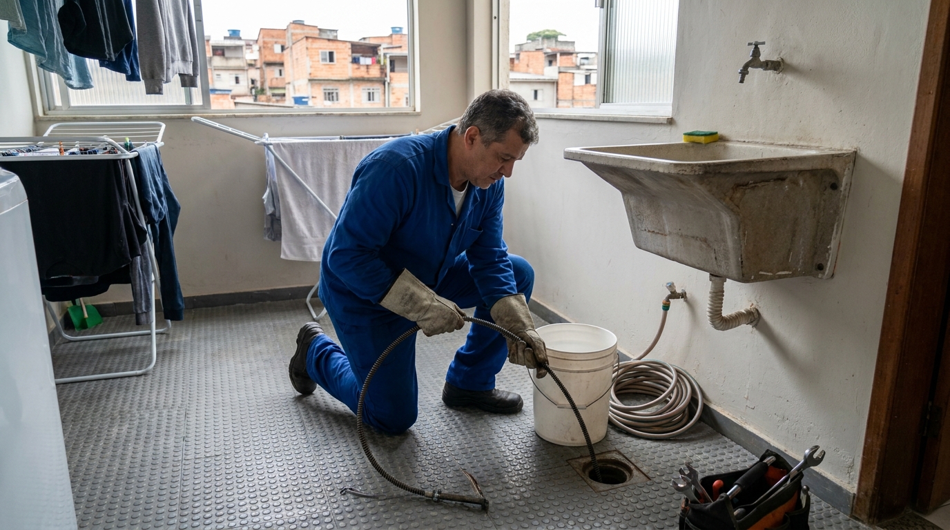 Desentupimento de Ralos Externos na Cidade Nova, Ananindeua‑PA