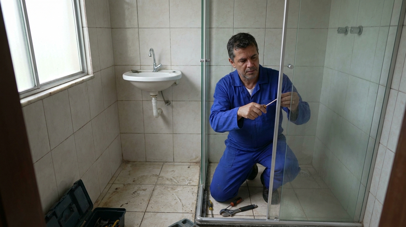 Troca de Roldanas e Trilhos em Ananindeua‑PA
